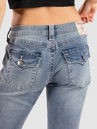 True Religion Joey Mid Rise Flare Flap Jeans