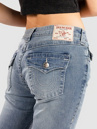 True Religion Joey Mid Rise Flare Flap Jeans