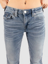 True Religion Joey Mid Rise Flare Flap Jeans