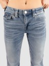 True Religion Joey Mid Rise Flare Flap Jeans