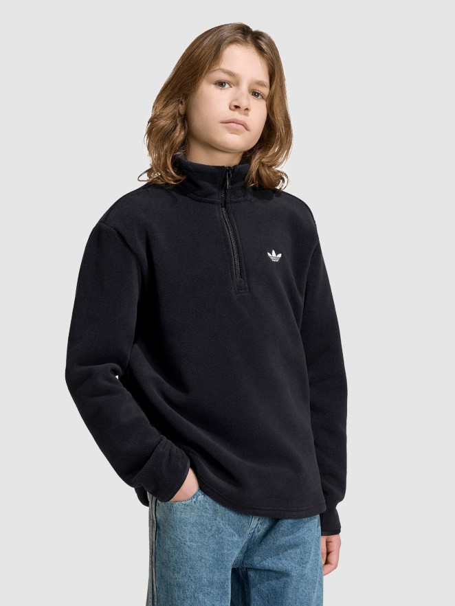 adidas Originals Fleece Kids Half-Zip Sweater