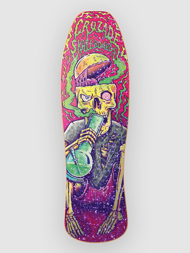 Cruzade Bongo Skull Prism Foil 9.375x31.5″ Skateboar