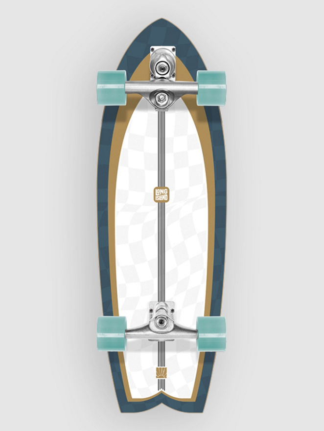 Long Island Longboards Checker 30″x9.75″x19″ Surfskate