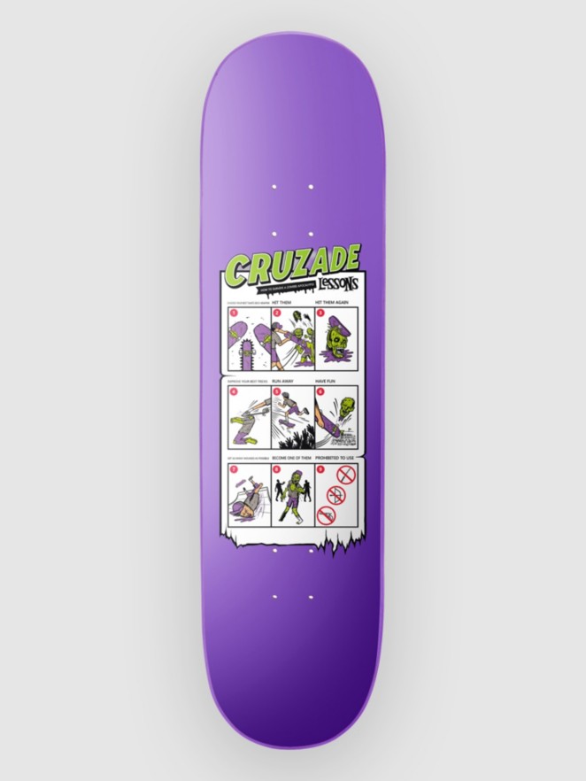 Cruzade Lessons V 8.5″x31.89″ Square High Skateboard