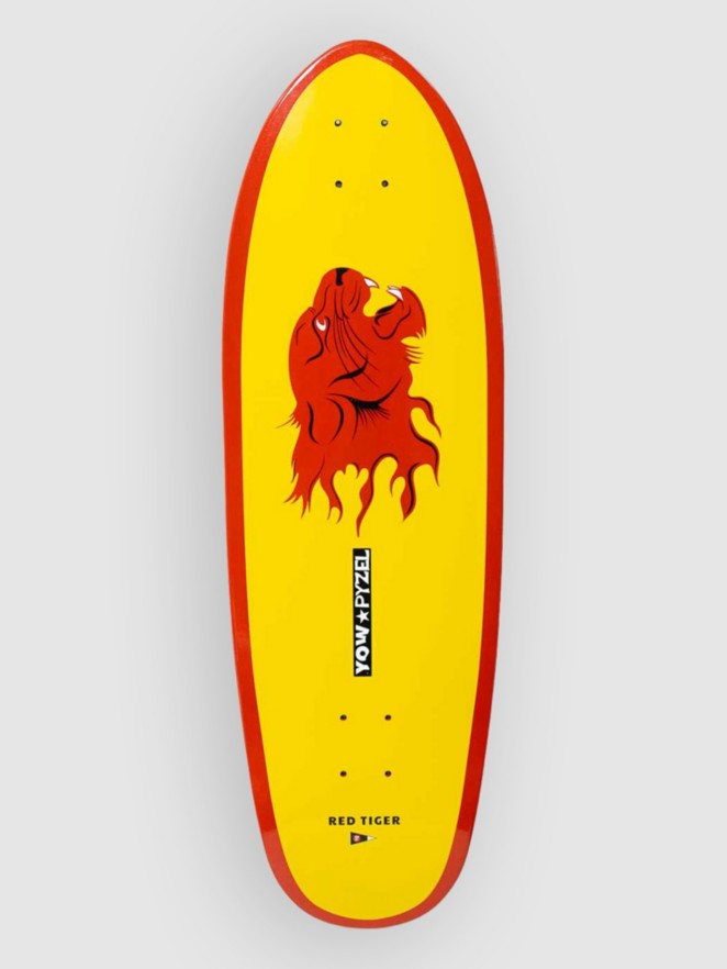 YOW Red Tiger 32.6″ Pyzel x Surfskate Deck