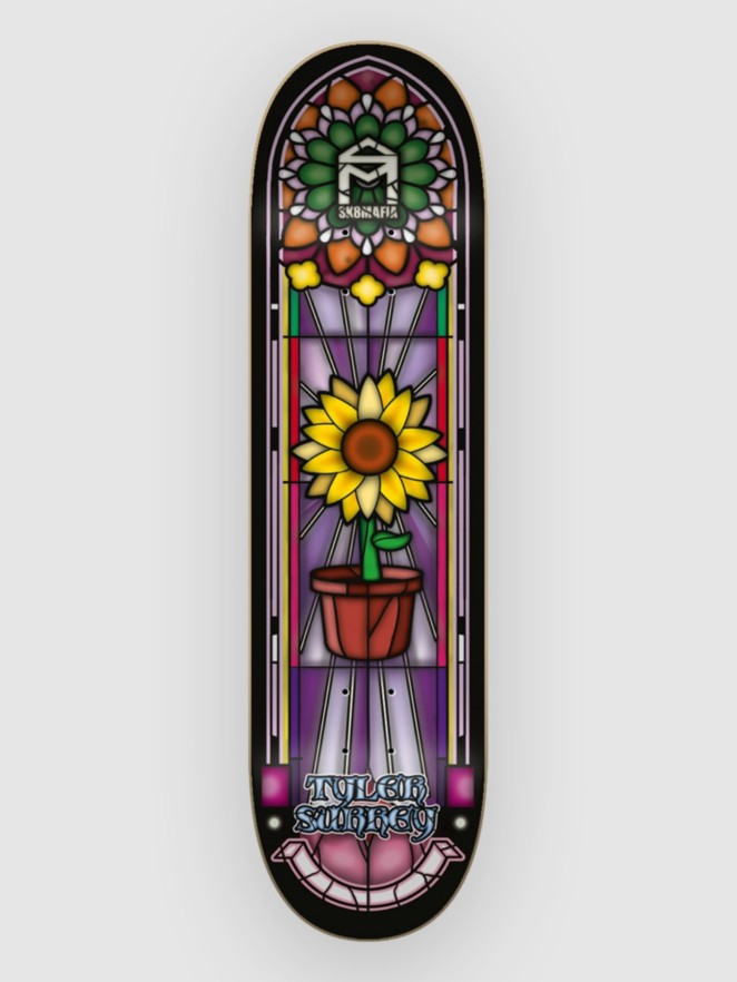 SK8 Mafia Stained Glass Surrey 8.25″x32″ Skateboard De