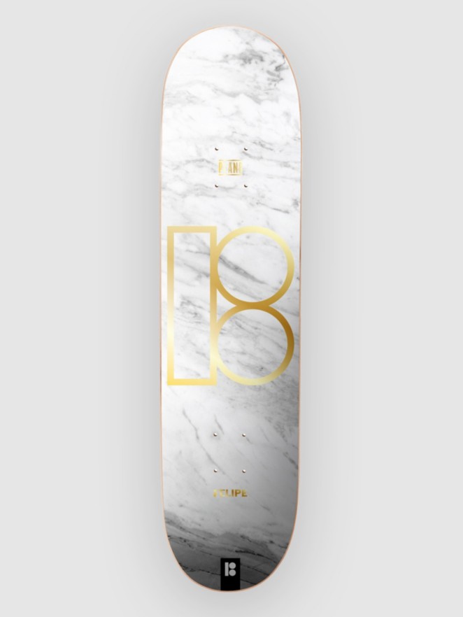 Plan B White Marble Gustavo 8.0″x31.55″ Twin Skateb