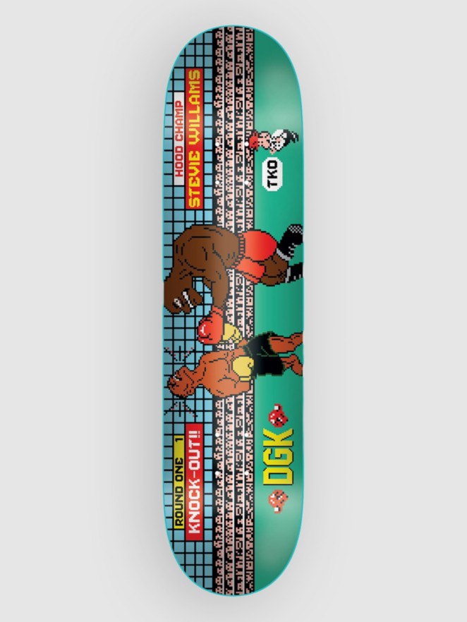 DGK 8-Bit Tko Williams 8.0″ Skateboard Deck