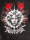 A Lost Cause Medusa Boxy Felpe con Zip e Cappuccio