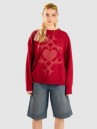 Blue Tomato Jacquard Heart Strickpullover