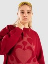 Blue Tomato Jacquard Heart Strickpullover