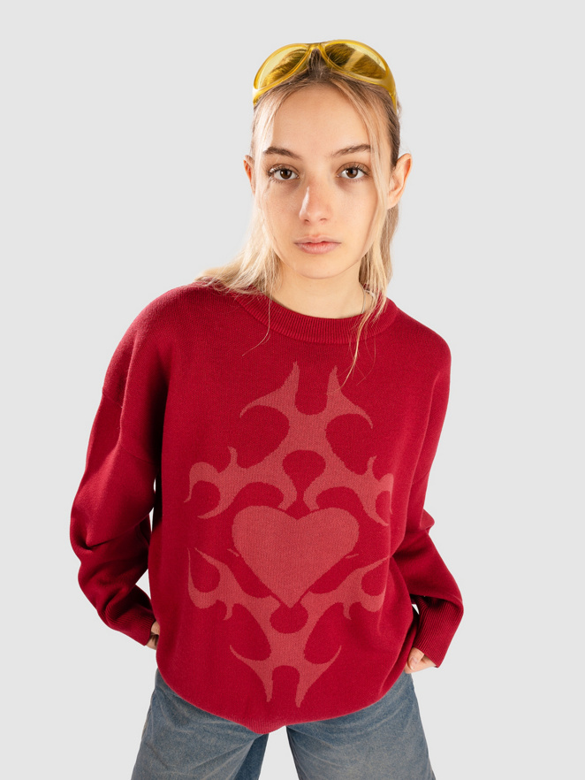 Blue Tomato Jacquard Heart Pullover