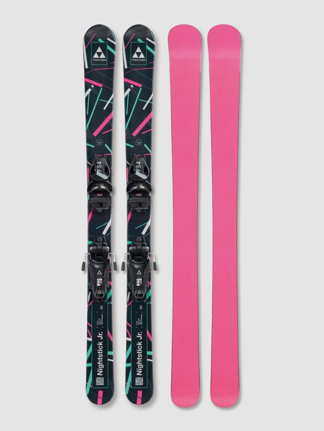 Fischer Nightstick Jr + Fs 4 Ca 2026 Kids Ski Set