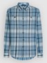 blue big check plaid