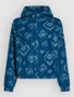 blue artdeco floral