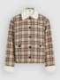 beige check flannel