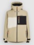 olive blush colour block