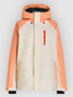 funky peach colour block