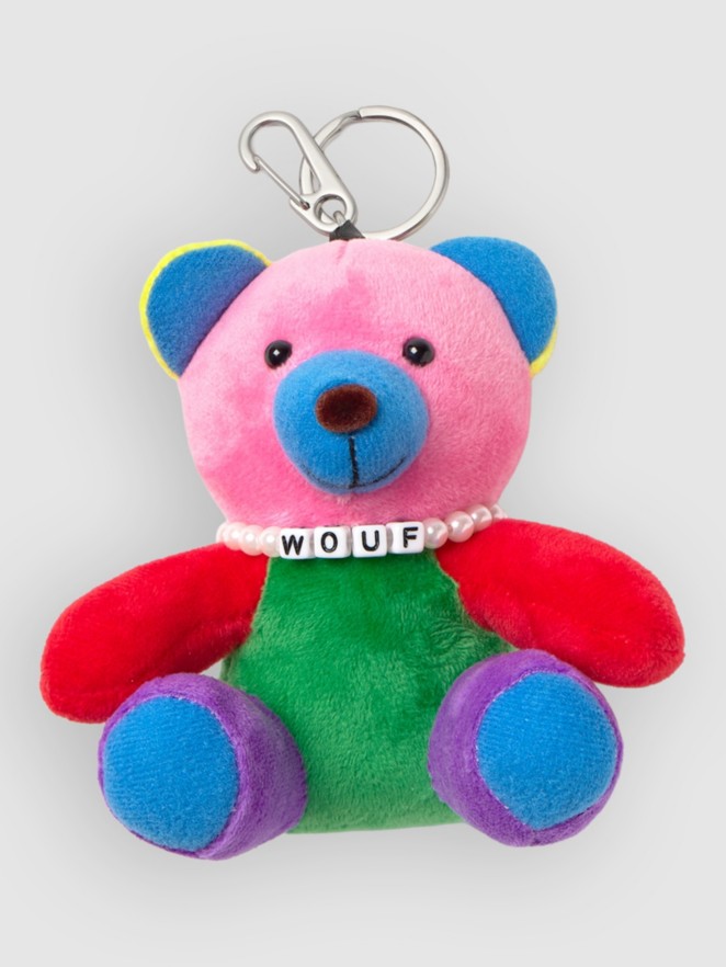 WOUF Rainbow Bear Bag Charm