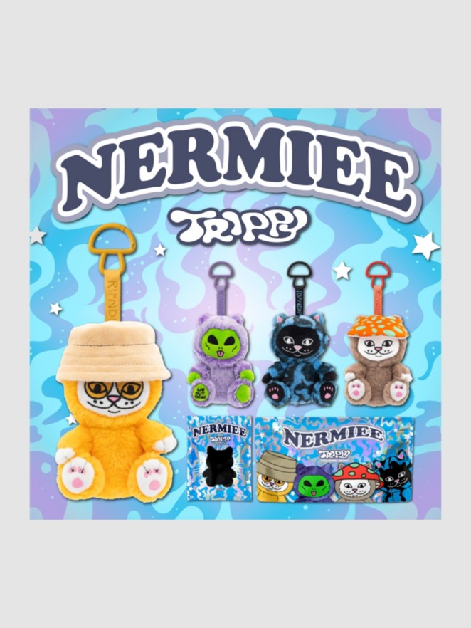 RIPNDIP Nermiee Buddiee Trippy Bag Charm Plush Toy