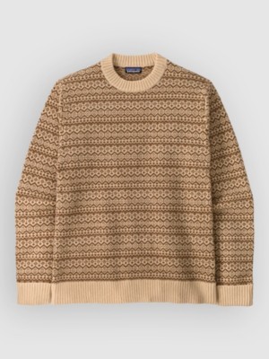 Patagonia Recycled Wool-Blend Gebreide Trui Snow Squail/natural