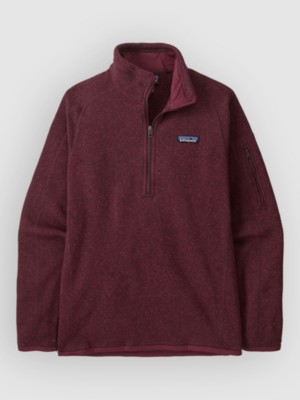 Patagonia Better Sweater 1/4 Half-Zip Fleece Trui Berry Fig