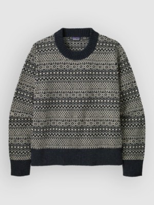 Patagonia Recycled Wool-Blend Crewneck Vest Blauw