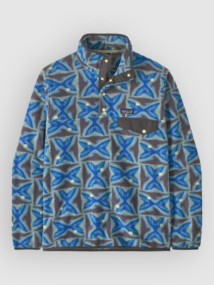 Patagonia LW Synch Snap-T Half-Zip Fleece Trui patroon Grijs