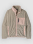 oatmeal heather w/pink f