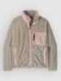 oatmeal heather w/pink f