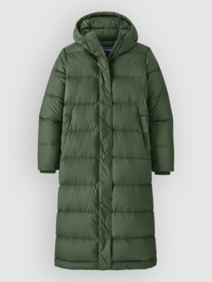 Patagonia Silent Down Long Parka Groen