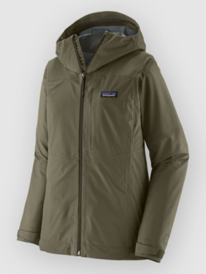 Patagonia Boulder Fork Rain Jas Groen
