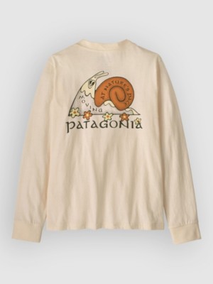 Patagonia Graphic Kids Longsleeve T-Shirt Natures Pace/undyed Natur