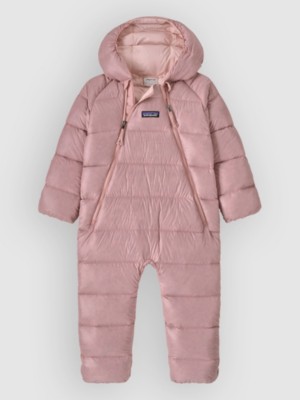 Patagonia Infant Hi-Loft Down Sweater Bunting Kids Overall Fuzzy Mauve