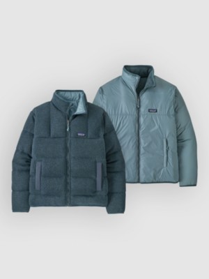 Patagonia Reversible Down Better Fleece Trui Blauw