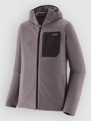 Patagonia R1 Air Full-Zip Hoody Fleece Jas Grijs