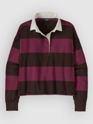 Patagonia Rugby T-Shirt Wide Stripe/berry Fig