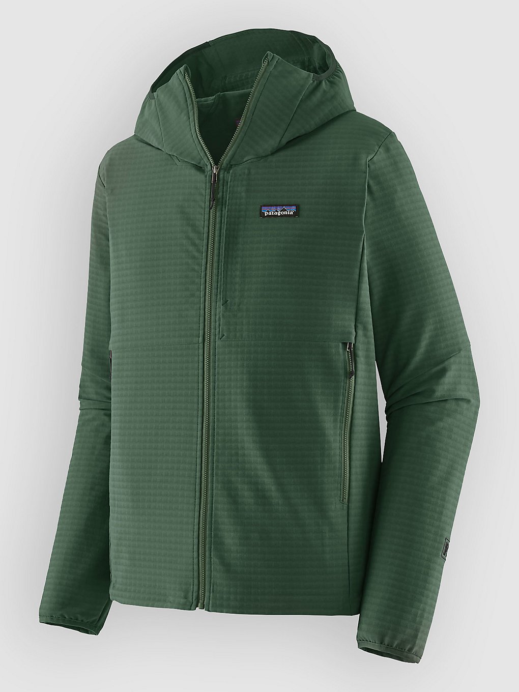 Patagonia R1 Techface Hoodie Groen
