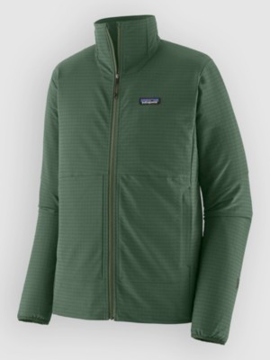 Patagonia R1 Techface Jas Groen