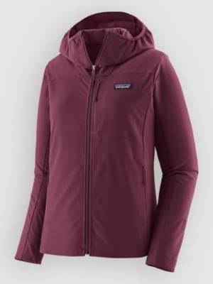 Patagonia R1 Crossstrata Hoody Jas Berry Fig