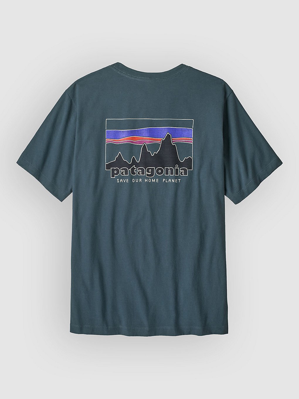 Patagonia 73 Skyline T-Shirt Blauw