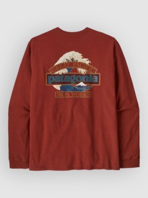Patagonia Great Waves Responsibili- Longsleeve Rood