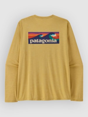 Patagonia Cap Cool Daily Boardshort Logo Longsleeve Limestone Yllw/lt Met Lange Mouwen Xd