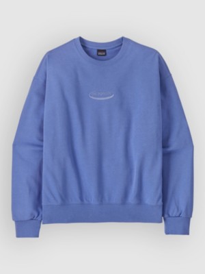 Patagonia 95 Oval Logo Daily Crew Sweater Blauw