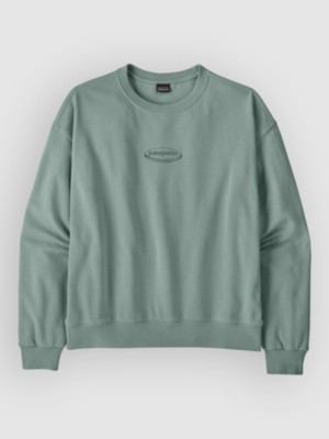 Patagonia 95 Oval Logo Daily Crew Sweater Groen