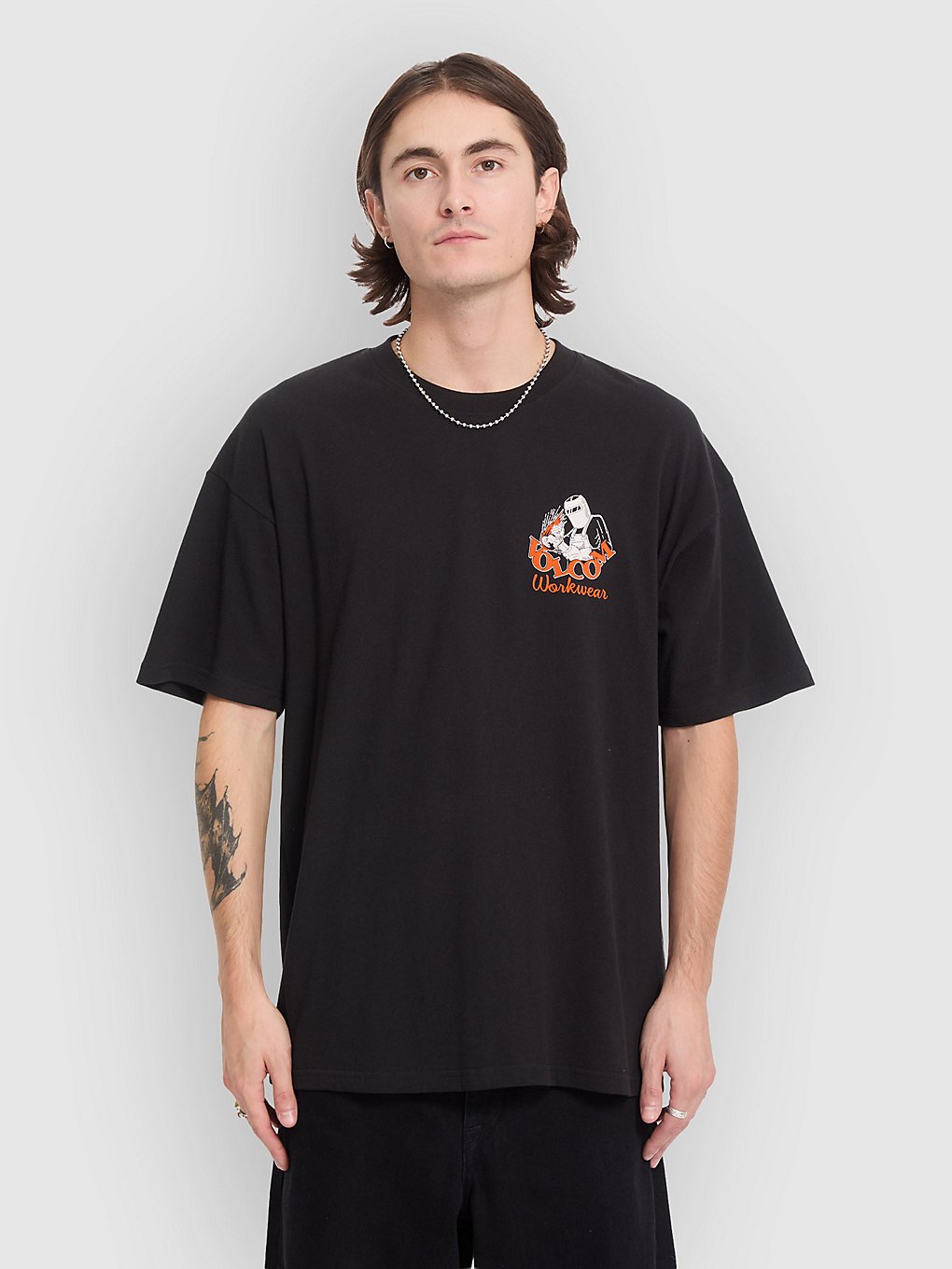Volcom Always Grinding T-Shirt Zwart