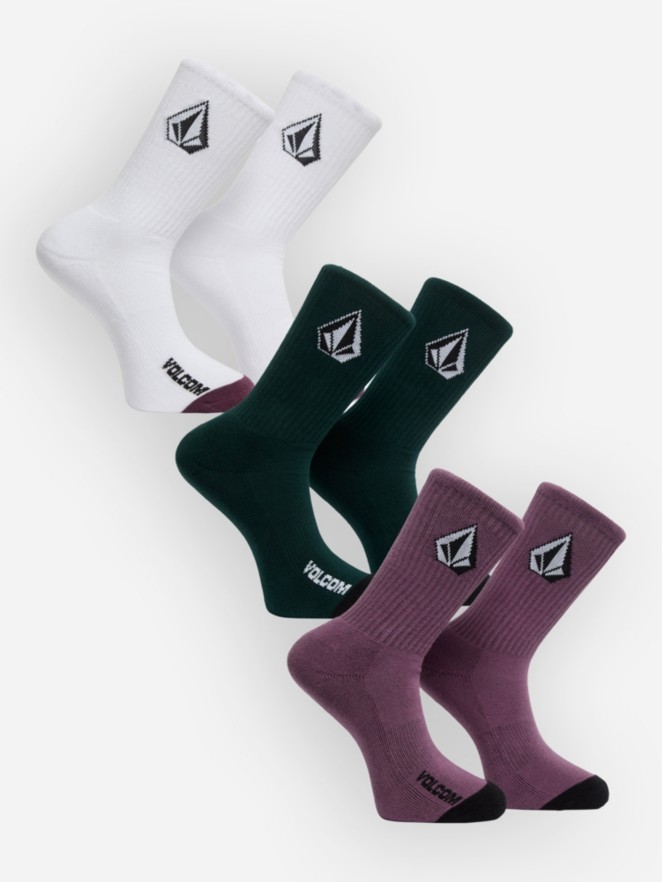 Volcom Full Stone 3 Pk Kids Chaussettes