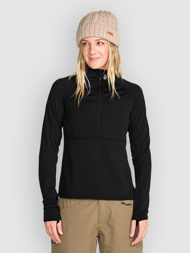 Volcom Gridlock Mock Neck Half-Zip Sweater