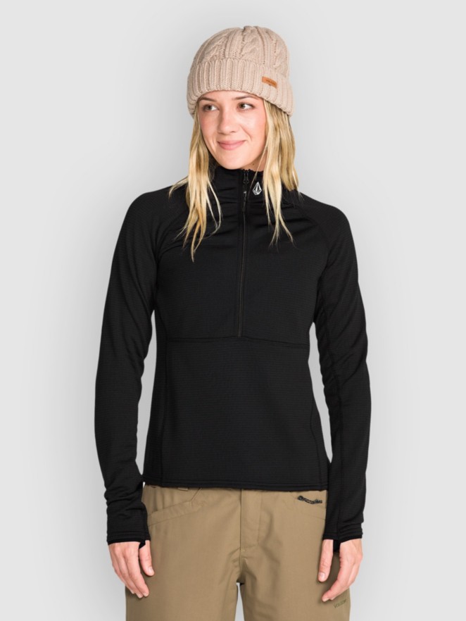 Volcom Gridlock Mock Neck Half-Zip Sweater