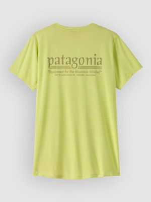 Patagonia Cap Cool Daily Hut Tripper T-Shirt Groen